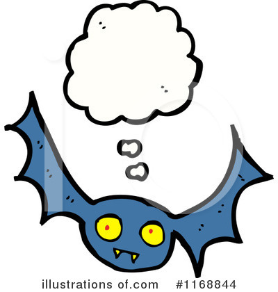 Royalty-Free (RF) Flying Bat Clipart Illustration by lineartestpilot - Stock Sample #1168844