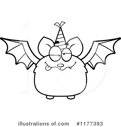 Royalty-Free (RF) Flying Bat Clipart Illustration by Cory Thoman - Stock Sample #1177393