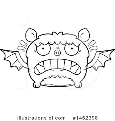 Royalty-Free (RF) Flying Bat Clipart Illustration by Cory Thoman - Stock Sample #1452398