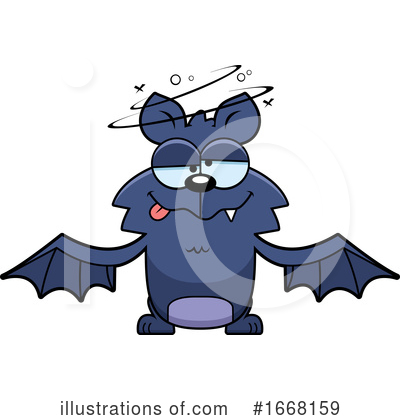 Royalty-Free (RF) Flying Bat Clipart Illustration by Cory Thoman - Stock Sample #1668159
