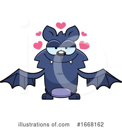 Royalty-Free (RF) Flying Bat Clipart Illustration by Cory Thoman - Stock Sample #1668162