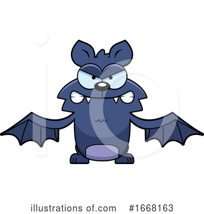 Bat Clipart #1668163 by Cory Thoman