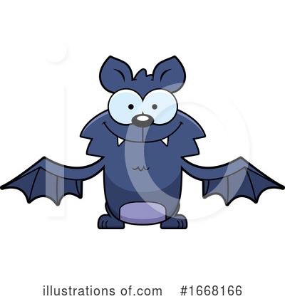 Bat Clipart #1668166 by Cory Thoman