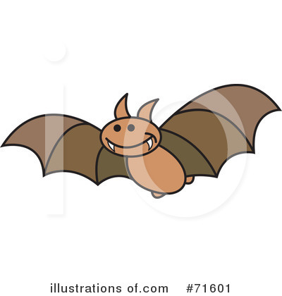 Flying Bat Clipart #71601 by Lal Perera