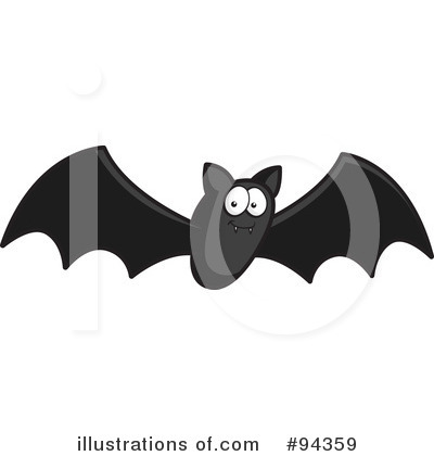 Royalty-Free (RF) Flying Bat Clipart Illustration by Cory Thoman - Stock Sample #94359