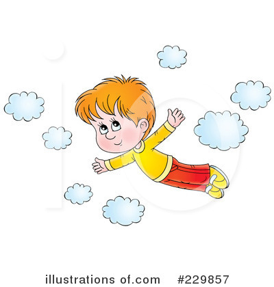 Flying Boy Clipart #229857 by Alex Bannykh