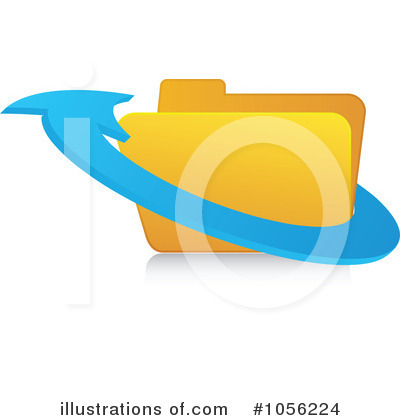 Royalty-Free (RF) Folder Clipart Illustration by Andrei Marincas - Stock Sample #1056224