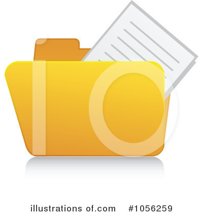 Royalty-Free (RF) Folder Clipart Illustration by Andrei Marincas - Stock Sample #1056259