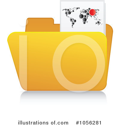 Royalty-Free (RF) Folder Clipart Illustration by Andrei Marincas - Stock Sample #1056281