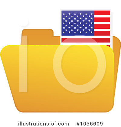 American Flag Clipart #1056609 by Andrei Marincas