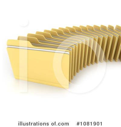 Royalty-Free (RF) Folder Clipart Illustration by BNP Design Studio - Stock Sample #1081901