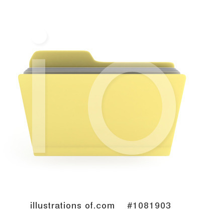 Royalty-Free (RF) Folder Clipart Illustration by BNP Design Studio - Stock Sample #1081903