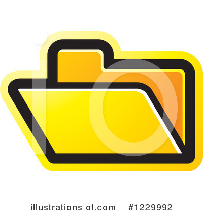 Royalty-Free (RF) Folder Clipart Illustration by Lal Perera - Stock Sample #1229992