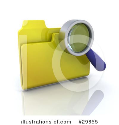 Royalty-Free (RF) Folder Clipart Illustration by KJ Pargeter - Stock Sample #29855