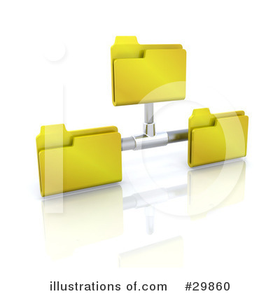 Royalty-Free (RF) Folder Clipart Illustration by KJ Pargeter - Stock Sample #29860