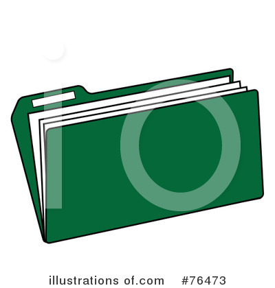 Royalty-Free (RF) Folder Clipart Illustration by Pams Clipart - Stock Sample #76473