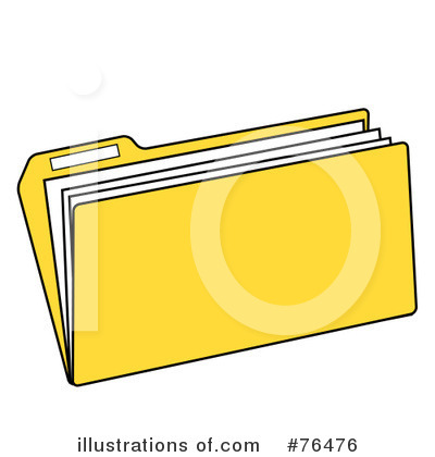 Royalty-Free (RF) Folder Clipart Illustration by Pams Clipart - Stock Sample #76476