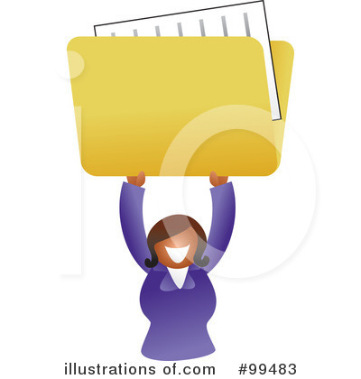 Royalty-Free (RF) Folder Clipart Illustration by Prawny - Stock Sample #99483