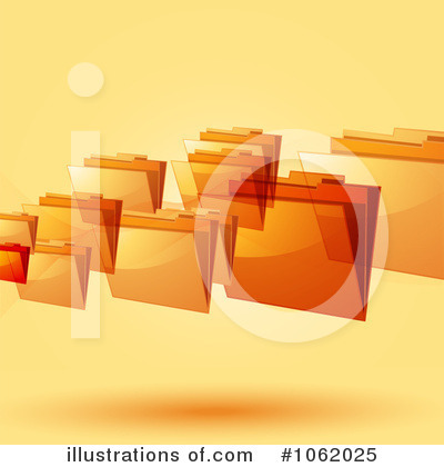 Royalty-Free (RF) Folders Clipart Illustration by elaineitalia - Stock Sample #1062025