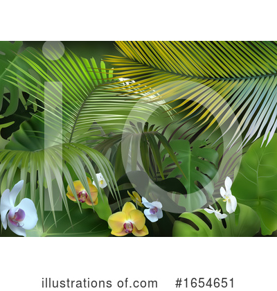 Royalty-Free (RF) Foliage Clipart Illustration by dero - Stock Sample #1654651