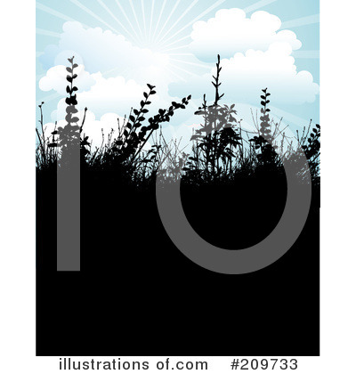Royalty-Free (RF) Foliage Clipart Illustration by KJ Pargeter - Stock Sample #209733