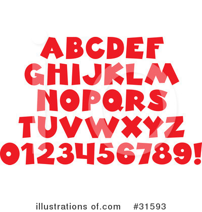 Alphabet Clipart #31593 by Alex Bannykh