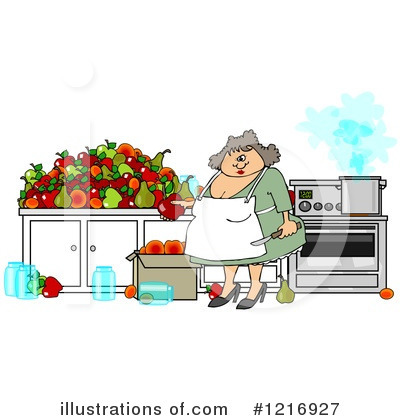 Housewife Clipart #1216927 by djart