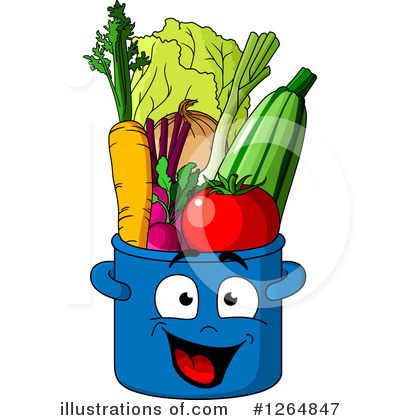 Zucchini Clipart #1264847 by Vector Tradition SM