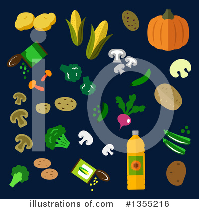 Royalty-Free (RF) Food Clipart Illustration by Vector Tradition SM - Stock Sample #1355216