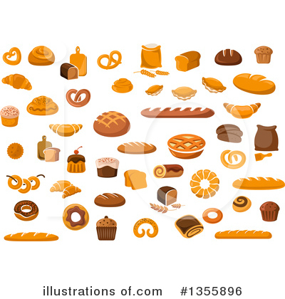 Flour Clipart #1355896 by Vector Tradition SM