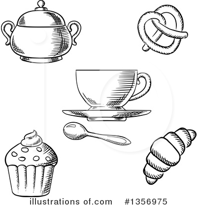 Royalty-Free (RF) Food Clipart Illustration by Vector Tradition SM - Stock Sample #1356975