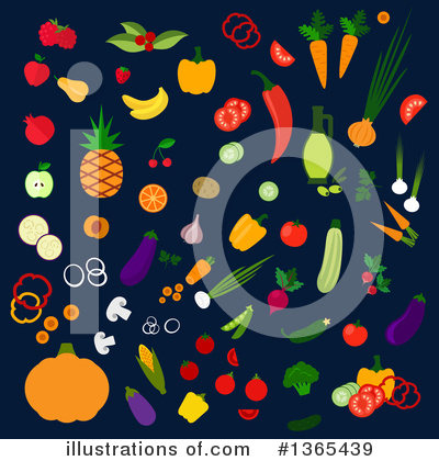 Royalty-Free (RF) Food Clipart Illustration by Vector Tradition SM - Stock Sample #1365439