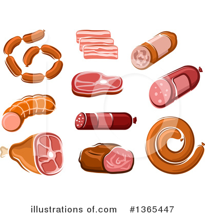 Royalty-Free (RF) Food Clipart Illustration by Vector Tradition SM - Stock Sample #1365447