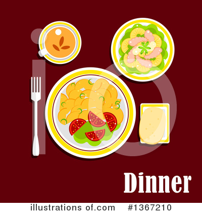 Royalty-Free (RF) Food Clipart Illustration by Vector Tradition SM - Stock Sample #1367210