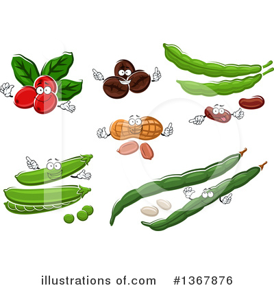 Coffee Berries Clipart #1367876 by Vector Tradition SM