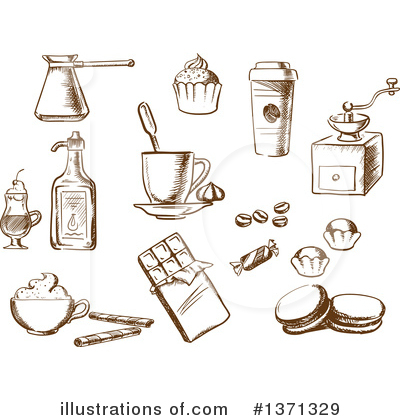 Royalty-Free (RF) Food Clipart Illustration by Vector Tradition SM - Stock Sample #1371329