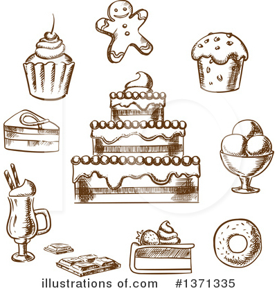 Royalty-Free (RF) Food Clipart Illustration by Vector Tradition SM - Stock Sample #1371335
