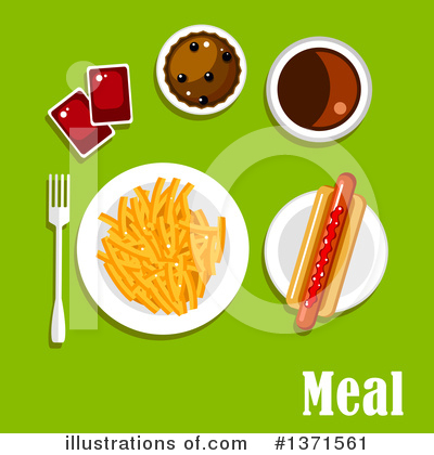 Royalty-Free (RF) Food Clipart Illustration by Vector Tradition SM - Stock Sample #1371561