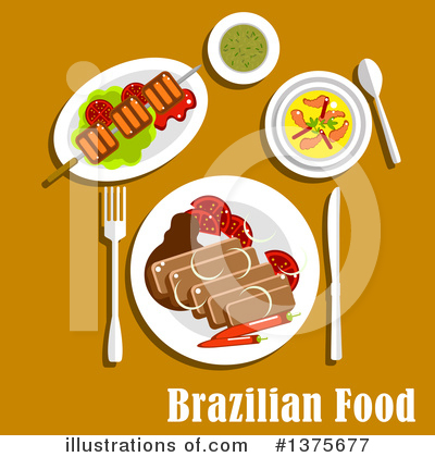 Royalty-Free (RF) Food Clipart Illustration by Vector Tradition SM - Stock Sample #1375677