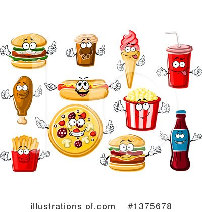 Royalty-Free (RF) Food Clipart Illustration by Vector Tradition SM - Stock Sample #1375678