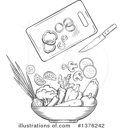 Royalty-Free (RF) Food Clipart Illustration by Vector Tradition SM - Stock Sample #1376242