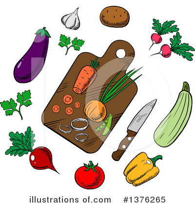 Royalty-Free (RF) Food Clipart Illustration by Vector Tradition SM - Stock Sample #1376265