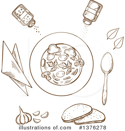 Royalty-Free (RF) Food Clipart Illustration by Vector Tradition SM - Stock Sample #1376278