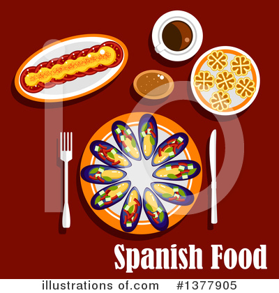 Royalty-Free (RF) Food Clipart Illustration by Vector Tradition SM - Stock Sample #1377905