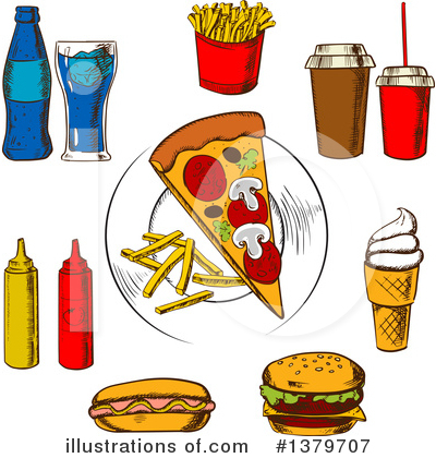 Royalty-Free (RF) Food Clipart Illustration by Vector Tradition SM - Stock Sample #1379707