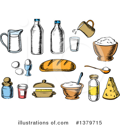 Royalty-Free (RF) Food Clipart Illustration by Vector Tradition SM - Stock Sample #1379715