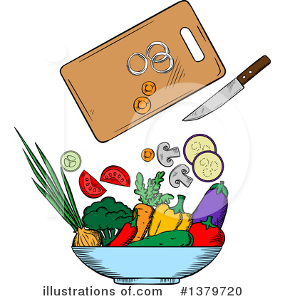 Royalty-Free (RF) Food Clipart Illustration by Vector Tradition SM - Stock Sample #1379720
