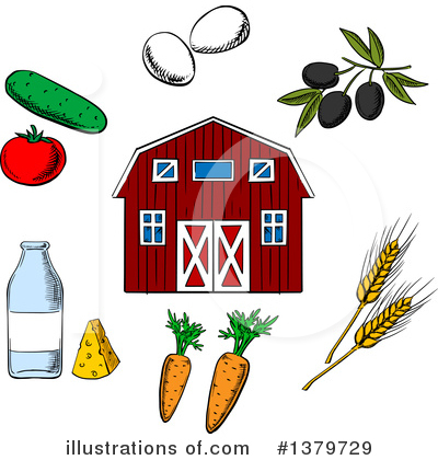 Barn Clipart #1379729 by Vector Tradition SM