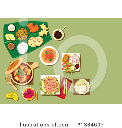 Royalty-Free (RF) Food Clipart Illustration by Vector Tradition SM - Stock Sample #1384607