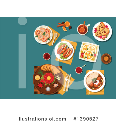 Royalty-Free (RF) Food Clipart Illustration by Vector Tradition SM - Stock Sample #1390527